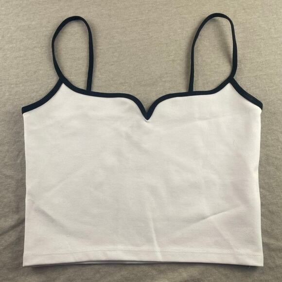 Bundle 2 Abercombie & Fitch A&F Tank Top & Sweater Checkered Black & White S - Picture 7 of 11